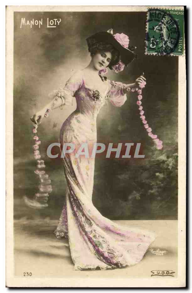 CPA Fantaisie Femme Manon Lauty