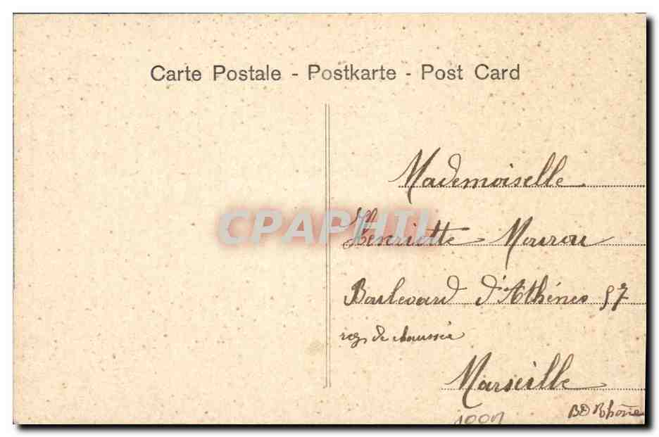 CPA Fantaisie Femme Liliette — Rückseite