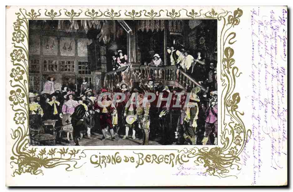 CPA Fantaisie Cyrano de Bergerac Rostand