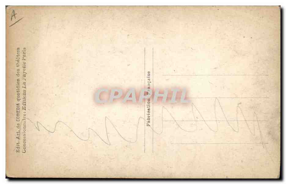 CPA Fantaisie Paul Mounet  — Verso