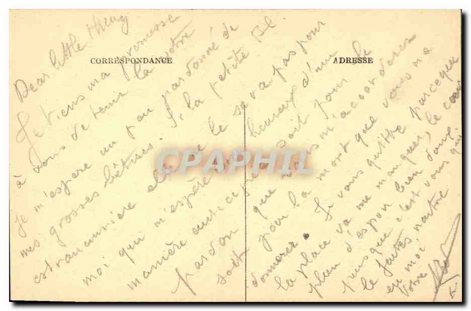 32 Rue de Mogador, PARIS IXe — Compagnies Anonymes d'Assurances LE PATRIMOINE — Verso