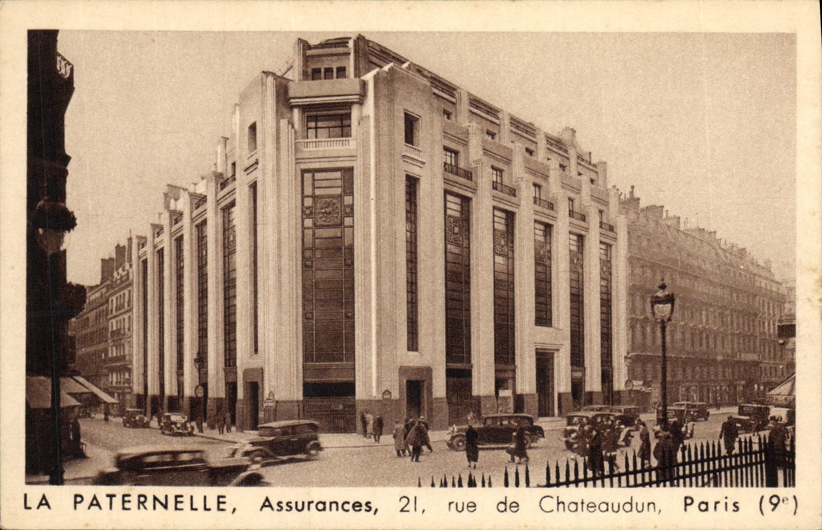 La Paternelle, Assurances — 21, rue de Chateaudun, Paris (9e)