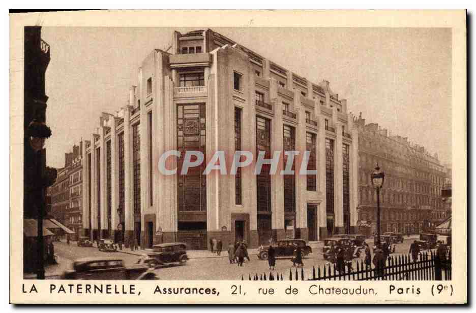 CPA Assurance La Paternelle 21 rue de Chateaudun Paris 9eme