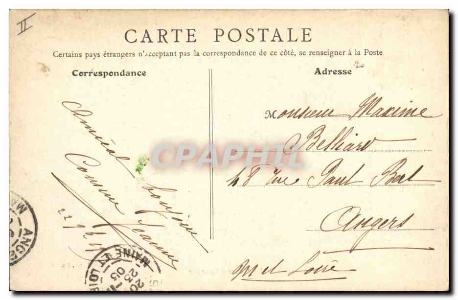 CPA Banque Caisse d'Epargne Saumur — Rückseite