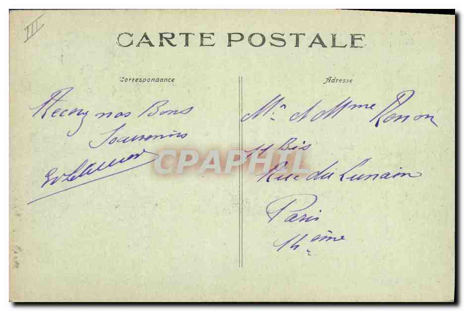 CPA Banque Caisse d'Epargne Saumur — Rückseite