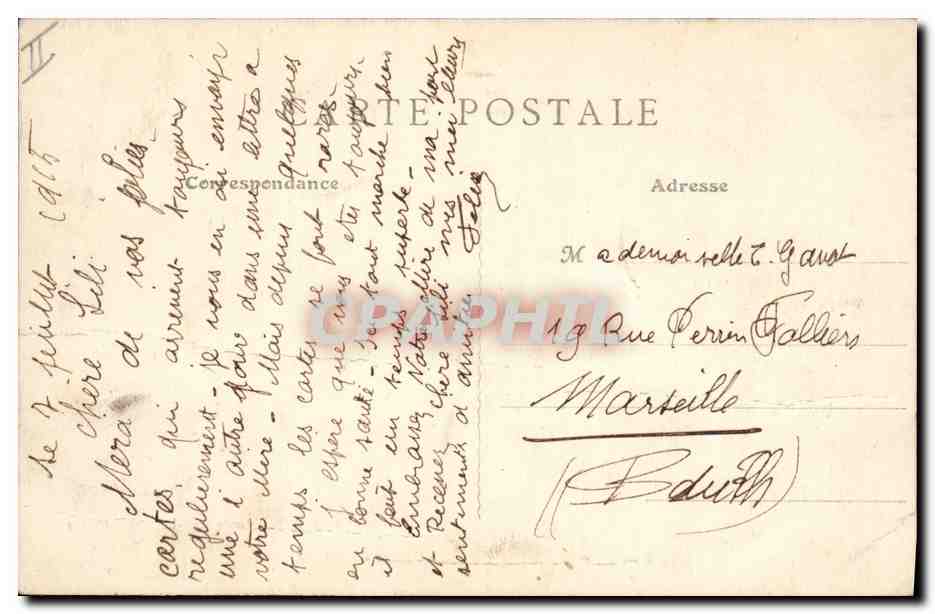 CPA Banque Caisse d'Epargne Sainte Menehould — Rückseite