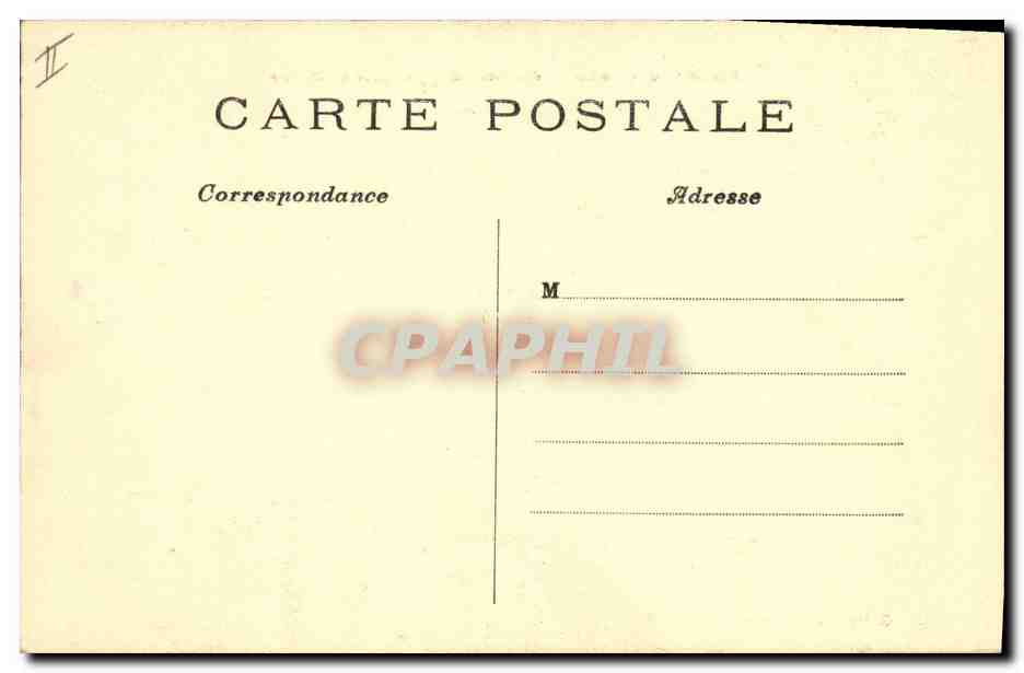 CPA Banque Caisse d'Epargne et Halle Saint Calais — Rückseite
