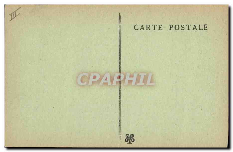 CPA Folklore Auvergne Region du Cantal Depart pour la fete — Verso