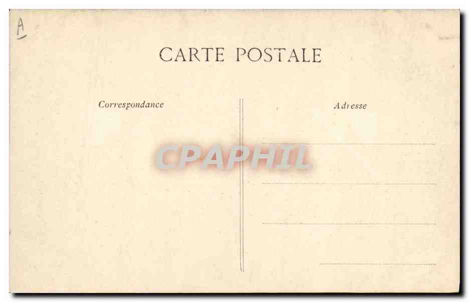 CPA Folklore Bourree d'Auvergne — Verso