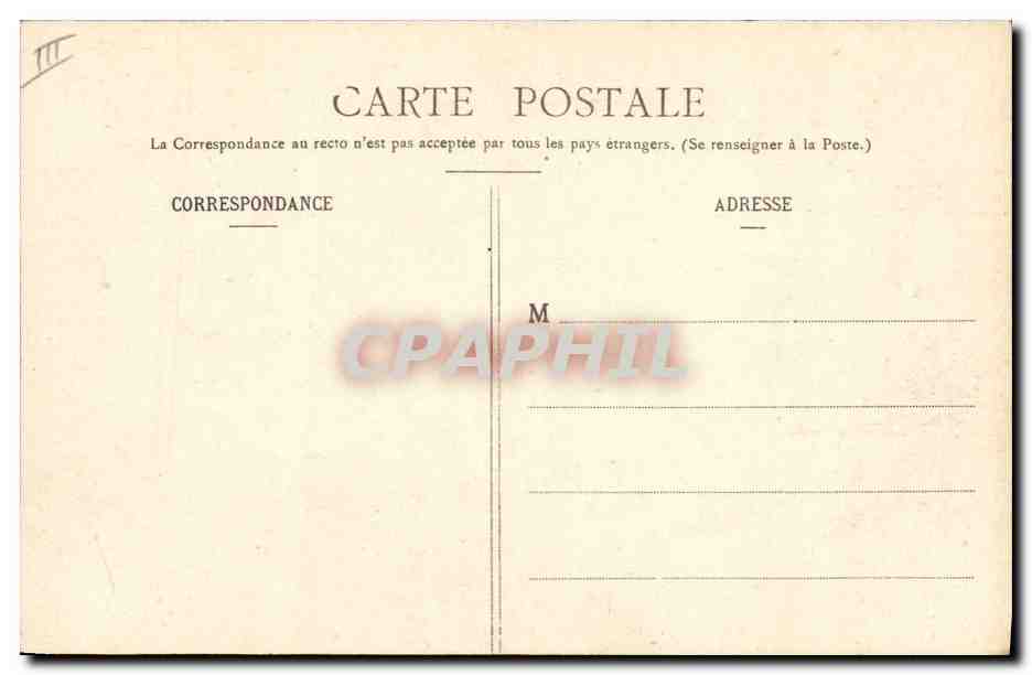 CPA Folklore Auvergne La Montagnarde Bourree — Rückseite