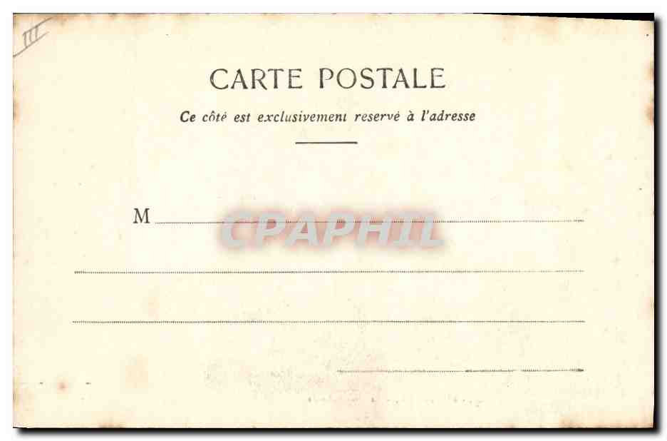 CPA Folklore Auvergne La Montagnarde Bourree — Rückseite