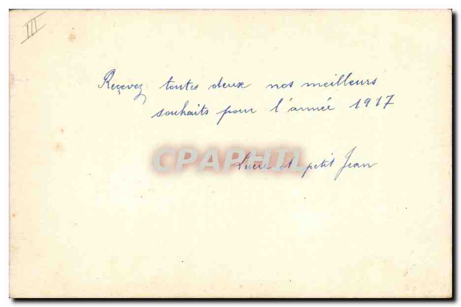 CPA Dessin a la main Fleurs — Rückseite