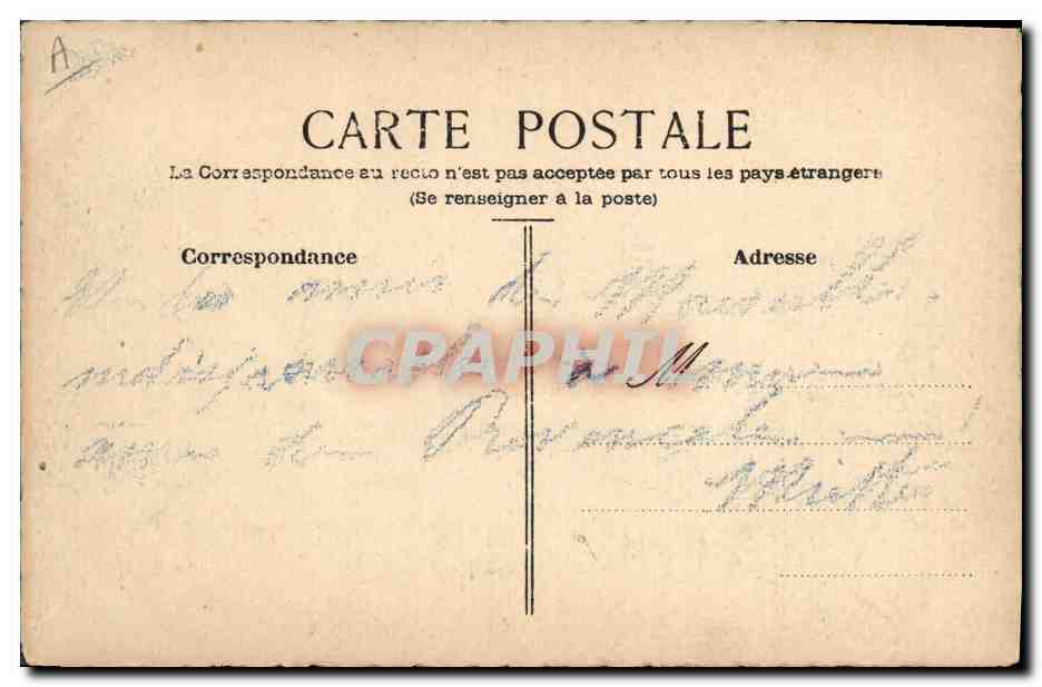 Armes de Nancy — illustration d'un papillon tenant une lanterne devant un blason — éditeur non identifié — Verso
