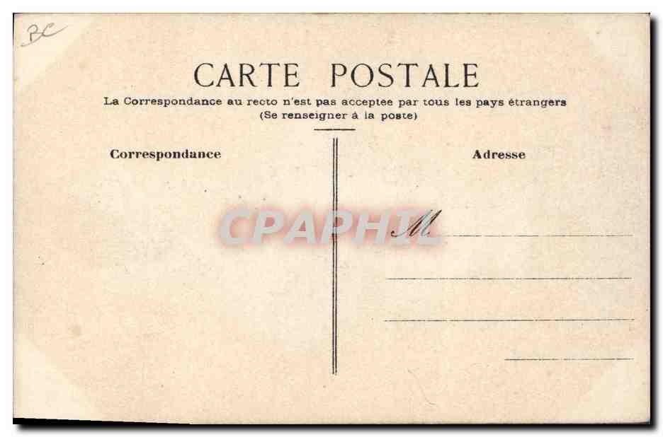 CPA Dessin a la main Homme Alcool — Rückseite
