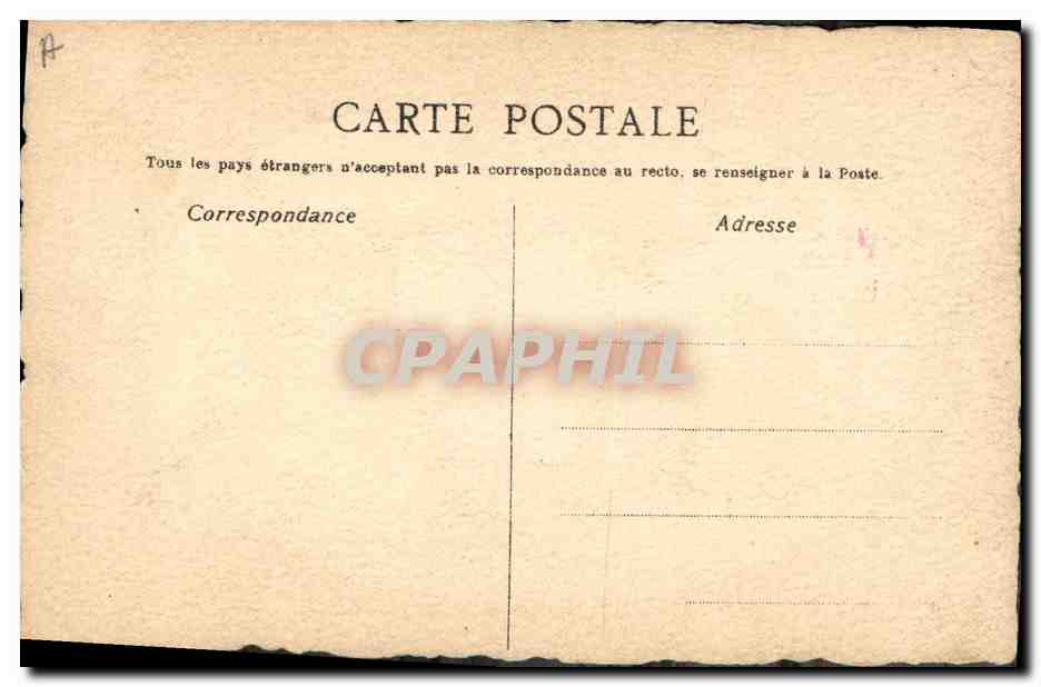 CPA Dessin a la main Enfants Coeur  — Verso