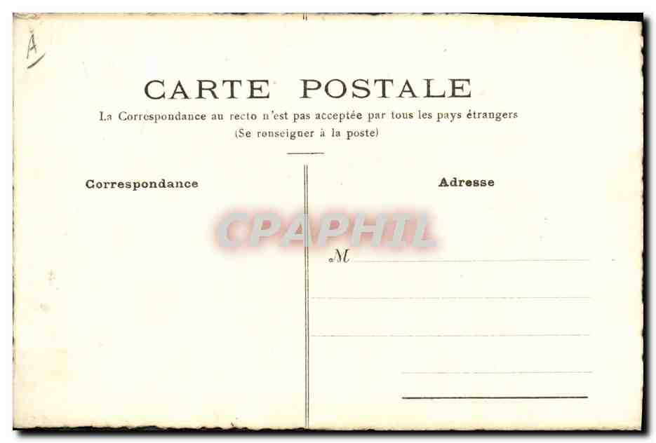 CPA Dessin a la main Maison Claire — Rückseite