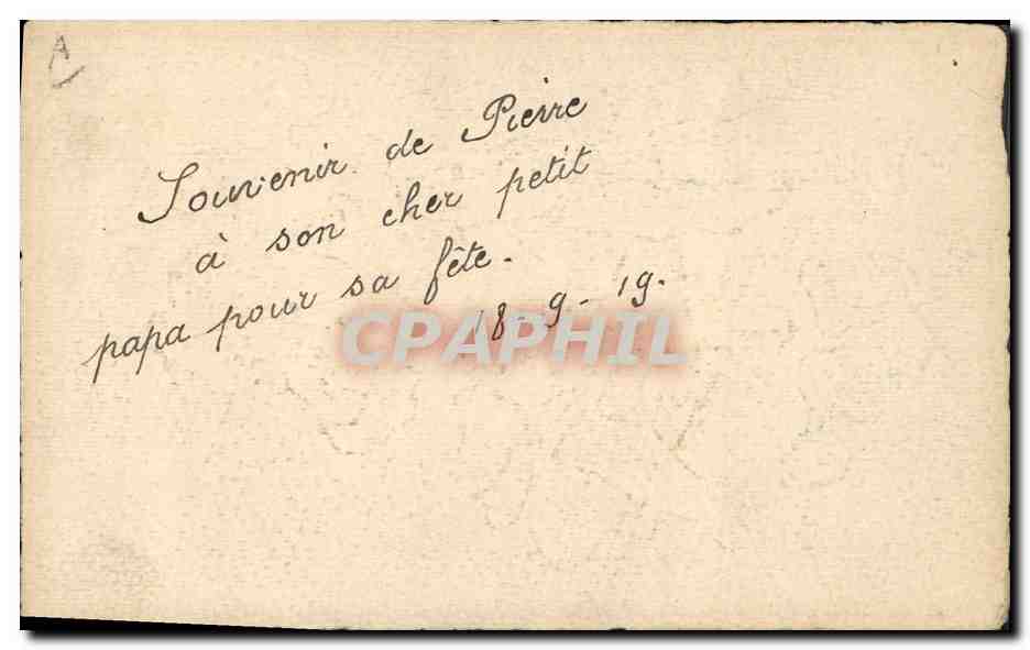 Der Erwachen des Kleinen Poilu — Zeichnung von P. Kernès — Rückseite