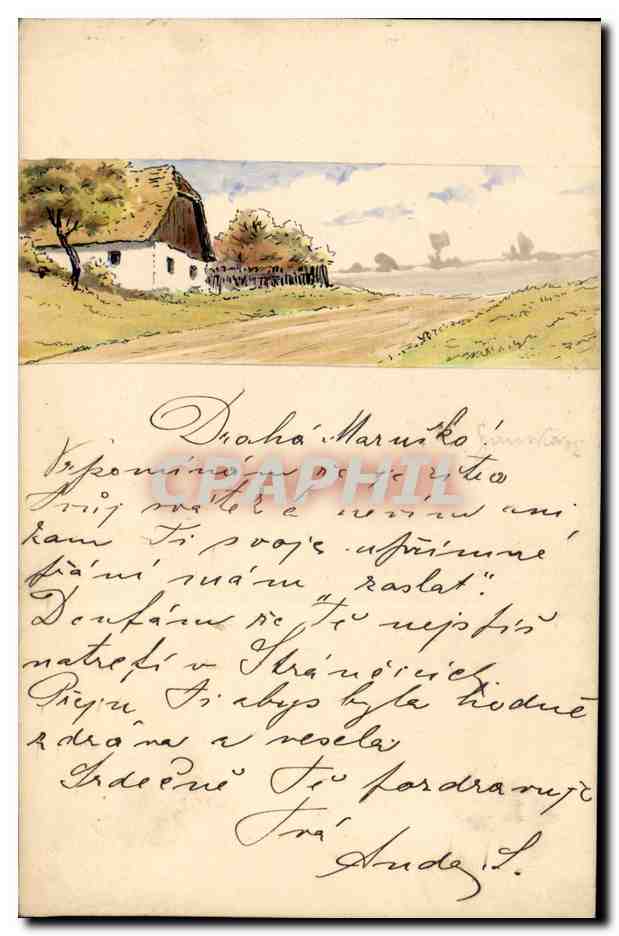CPA Fantaisie Illustrateur Paysage