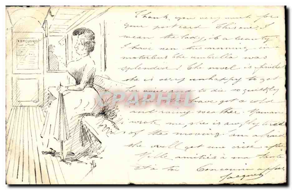CPA Fantaisie Illustrateur FEmme 