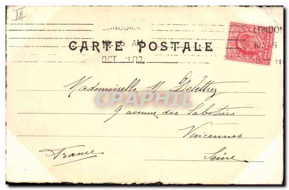 CPA Fantaisie Illustrateur FEmme  — Rückseite