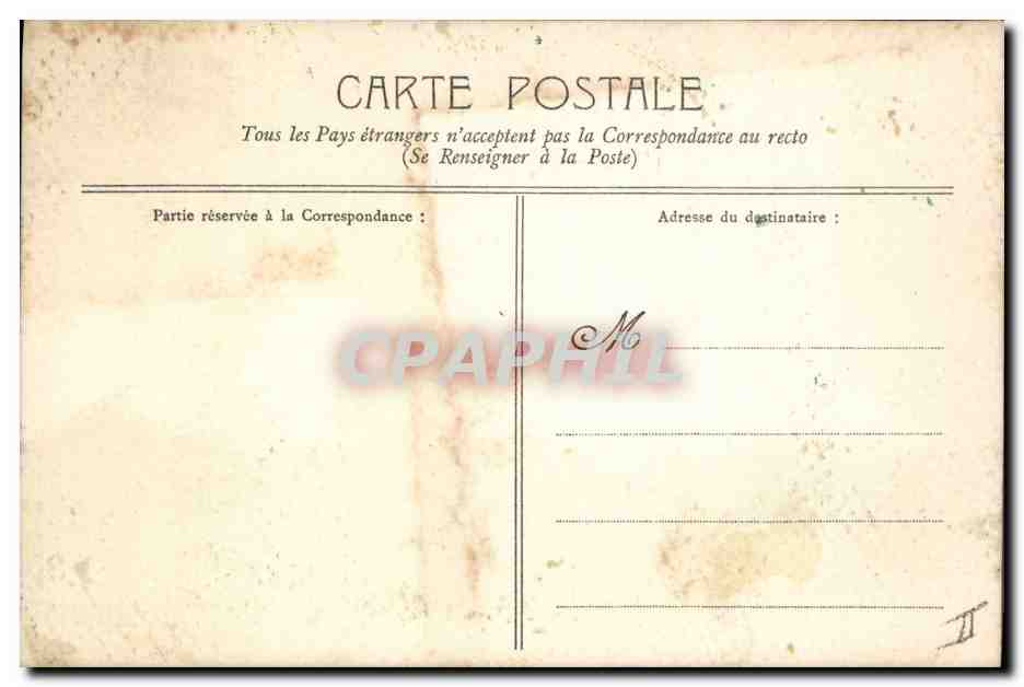 CPA Dessin a la main Citron — Rückseite