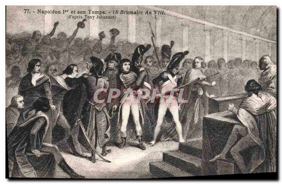 CPA Histoire Napoleon 1er 18 Brumaire 
