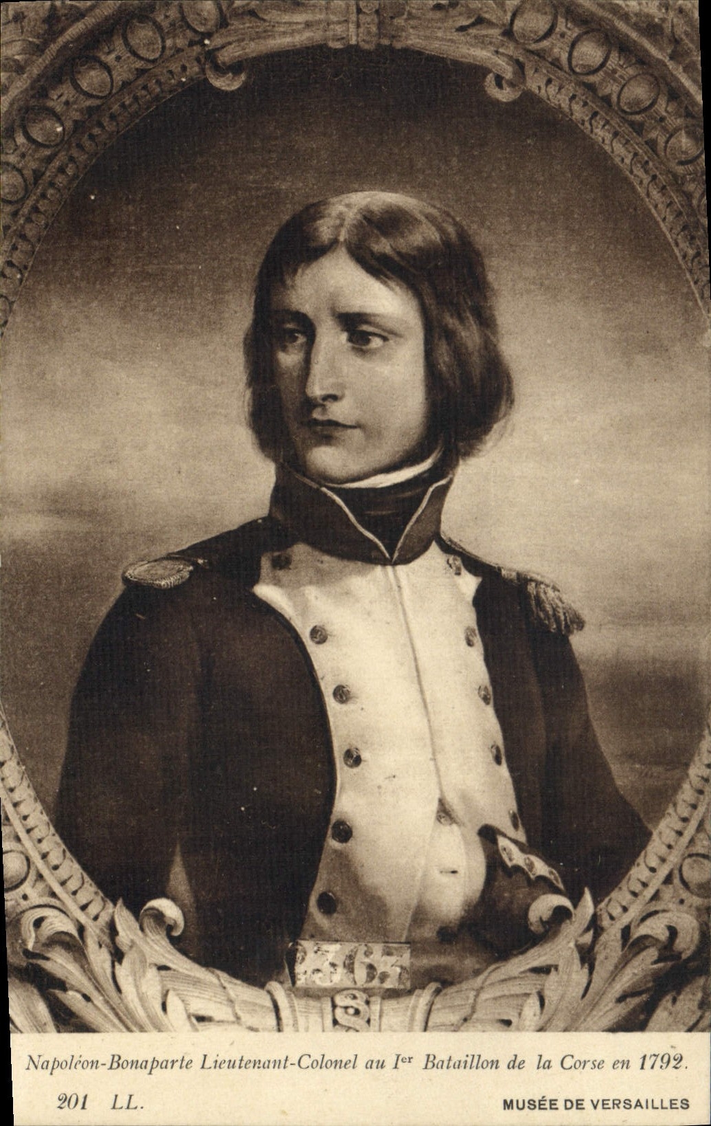 CPA Histoire Napoleon 1er Napoleon Bonaparte Lieutenant Colonel au 1er bataillon de la Corse en 1792 Musee de Versailles