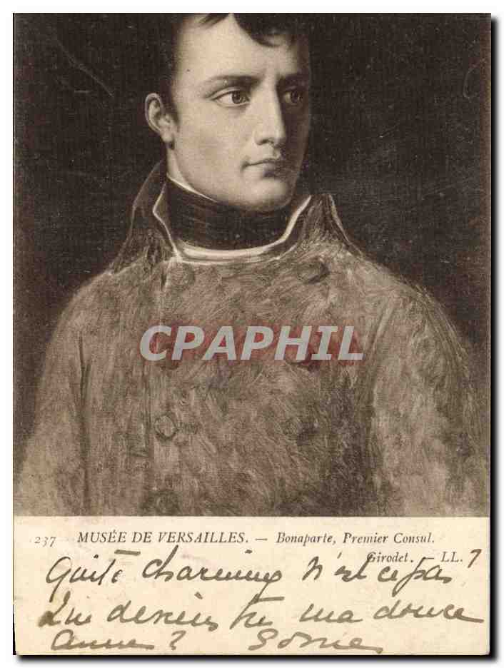 CPA Histoire Napoleon 1er Musee de Versailles Bonaparte premier consul 