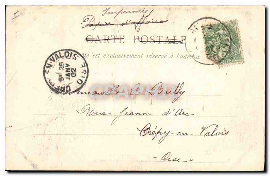 CPA Histoire Napoleon 1er Sacre de l'empereur Napoleon et couronnement de l'imperatrice Josephine — Verso