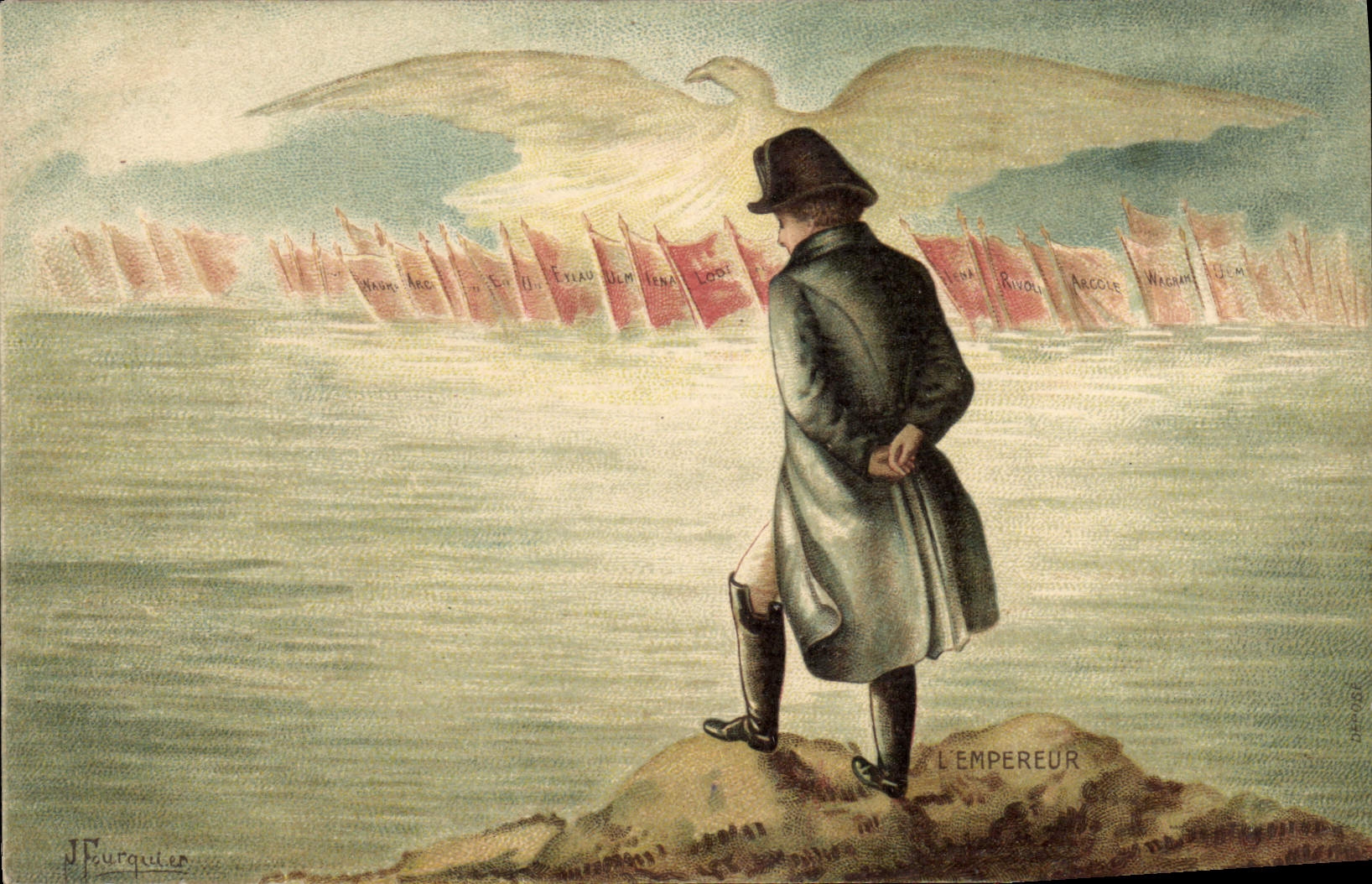 CPA Histoire Napoleon 1er Aigle