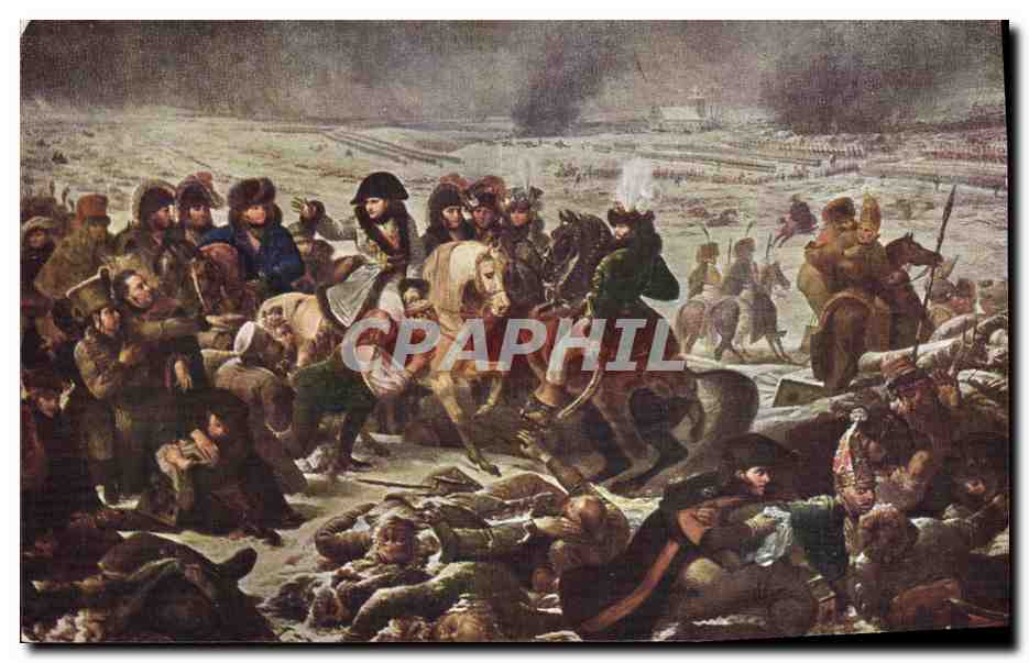 CPA Histoire Napoleon 1er Musee du Louvre Baron Gros Bataille d'Eylau