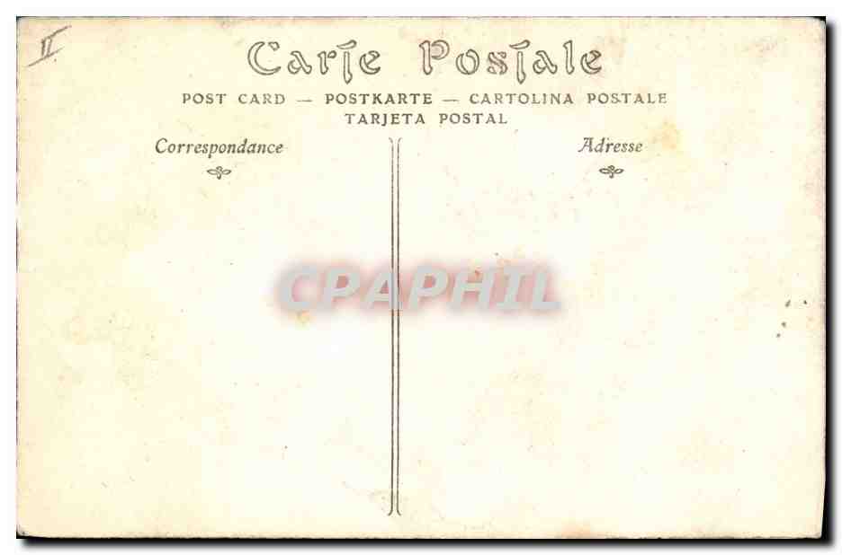 CPA Histoire Napoleon 1er Soeur du general Marceau  — Verso
