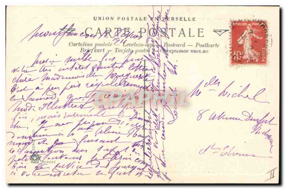CPA Histoire Napoleon 1er Bonaparte a Marengo — Rückseite