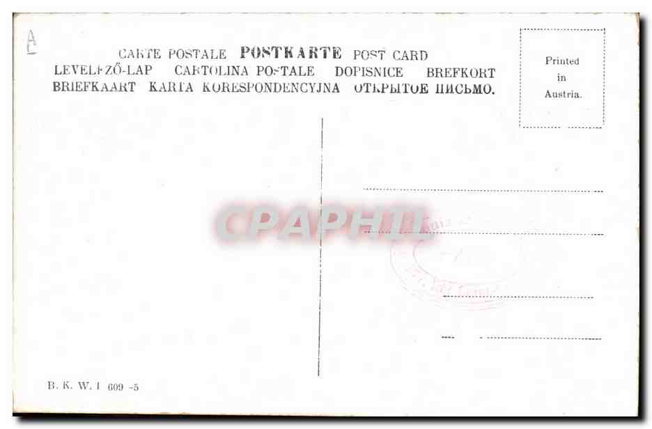 CPA Histoire Napoleon 1er  — Back