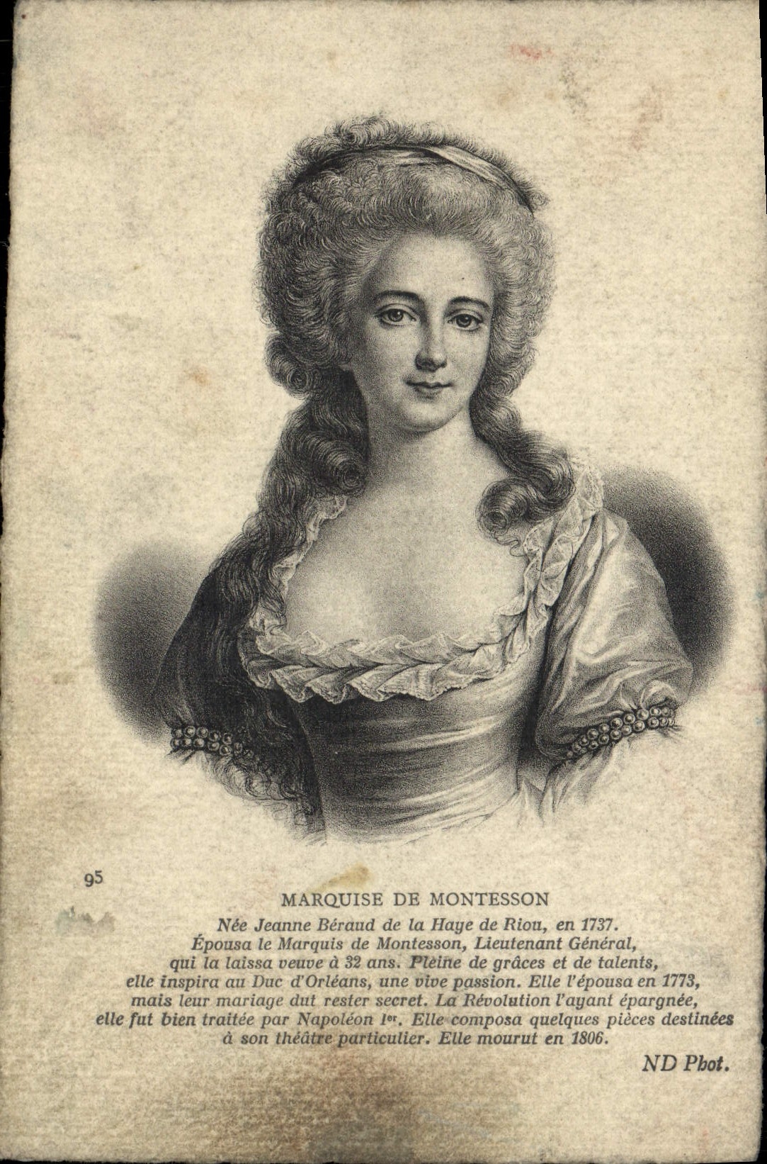 CPA Marquise de Montesson