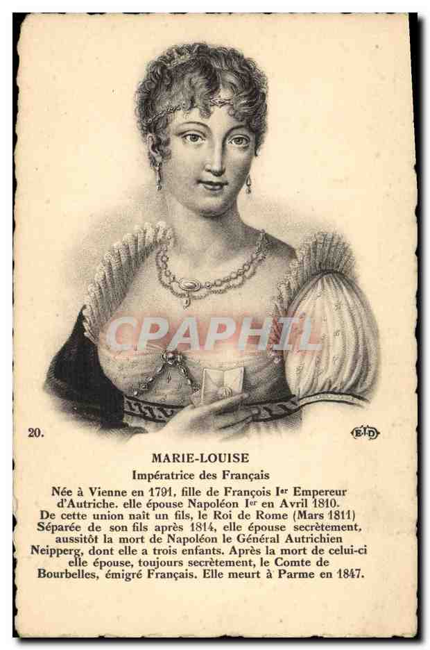 CPA Marie Louise Imperatrice des Francais