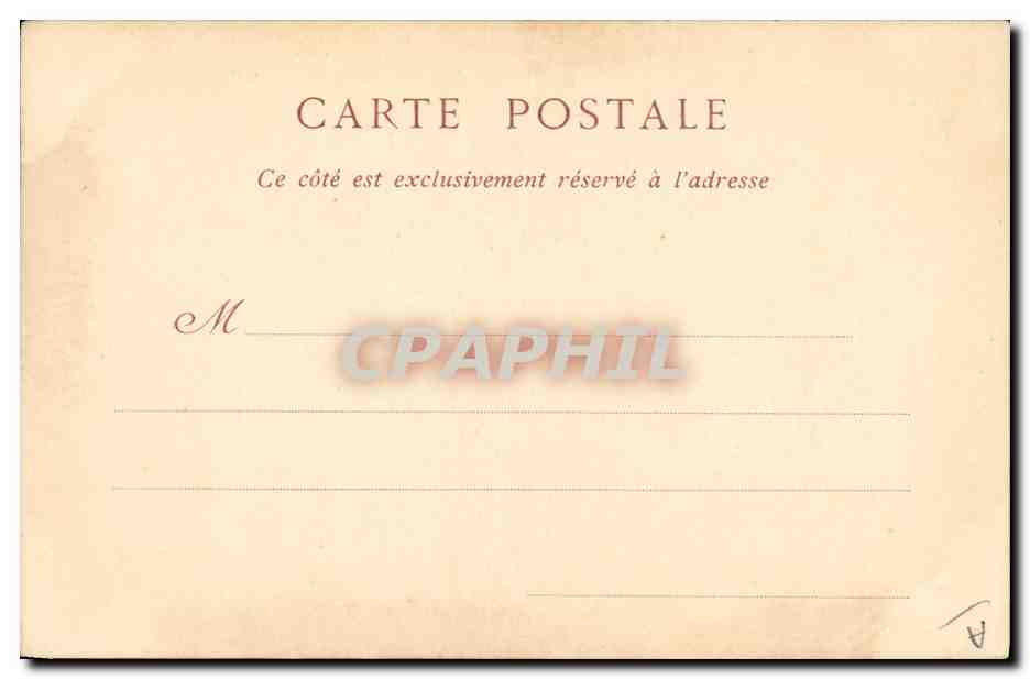 CPA Francois 1er Roi de France  — Back