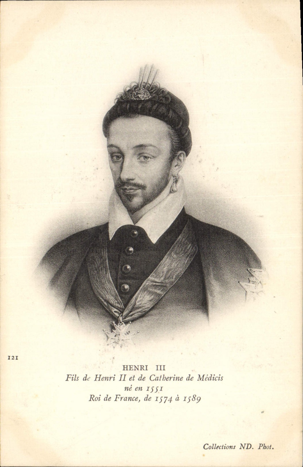 Henri III — Roi de France 1574-1589 — Collections ND. Phot. n°121