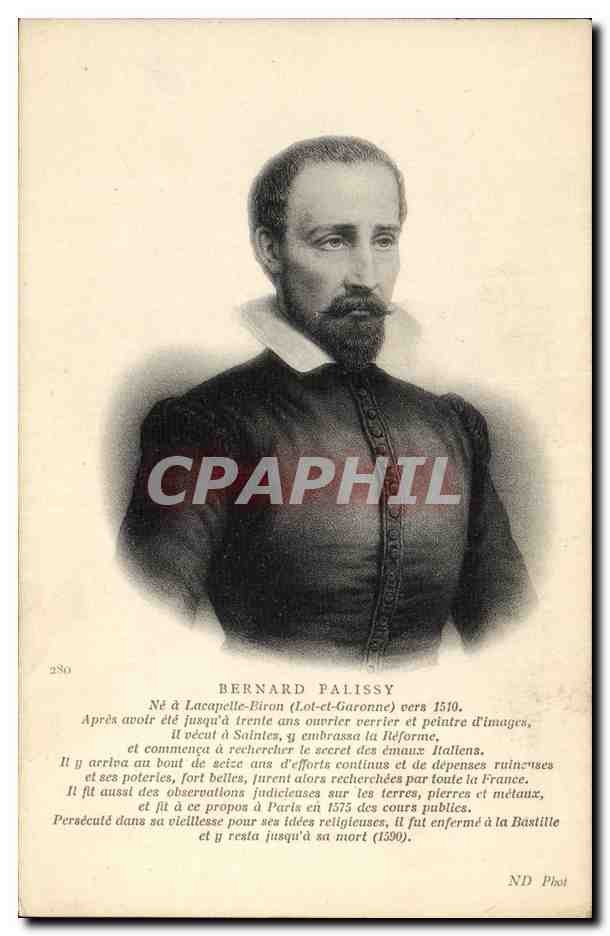 CPA Bernard Palissy 