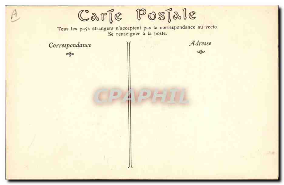 CPA Bernard Palissy  — Back