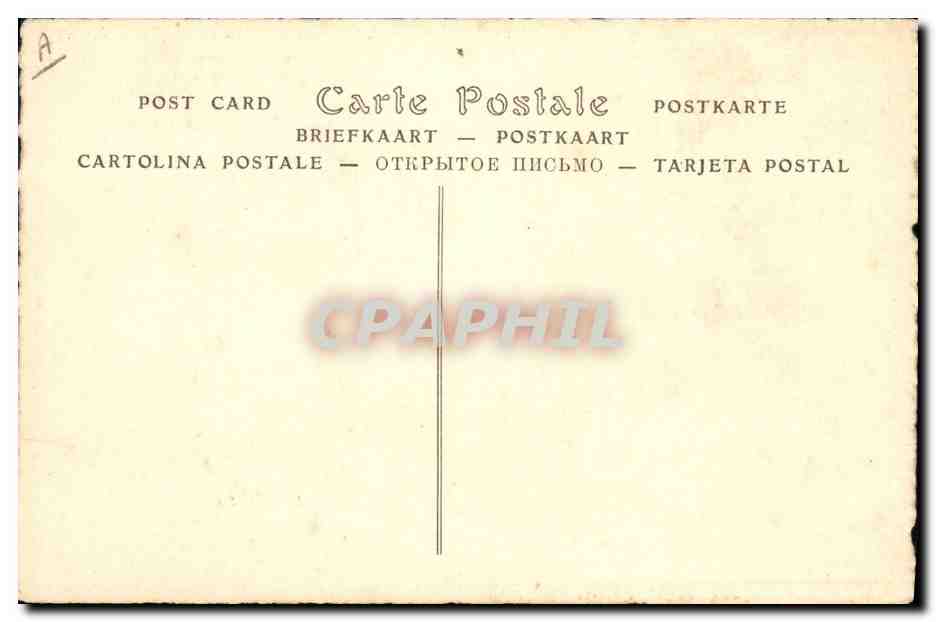 CPA Louis XV Roi de France — Verso