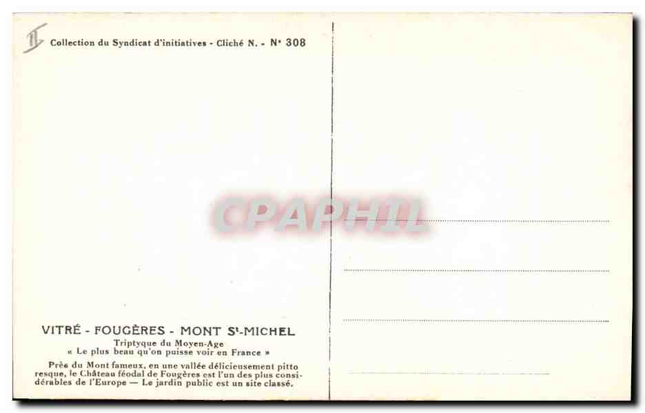 CPA Lucile de Chateubriand — Back
