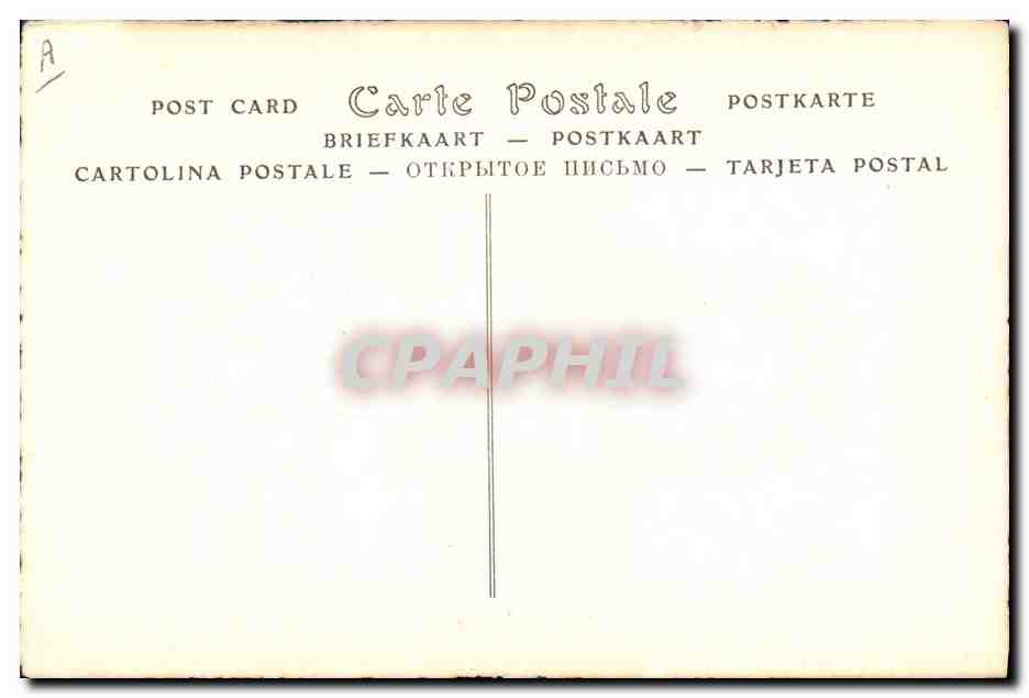 CPA Louis XIV Roi de France — Back