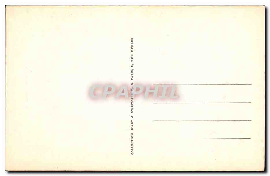 Madame de Montespan — Marquise de Montespan — Collection CPAPHIL — Verso