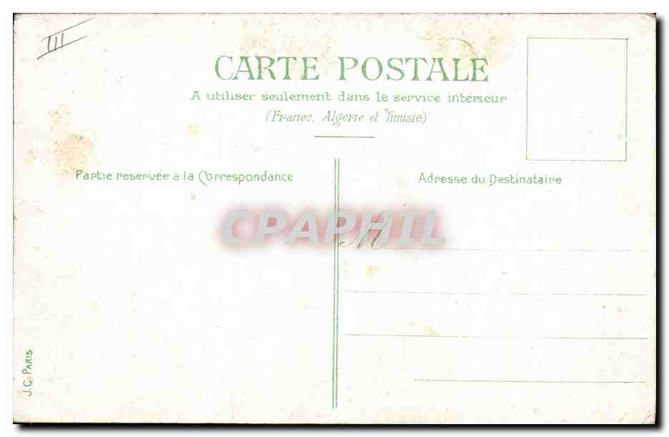 CPA Militaria Zouaves Le dernier du bataillon Jules Monge — Rückseite