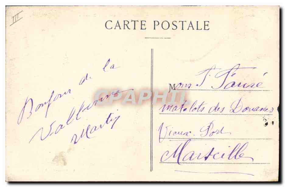 CPA Militaria La Valbonne Vue generale des tentes des zouaves — Rückseite
