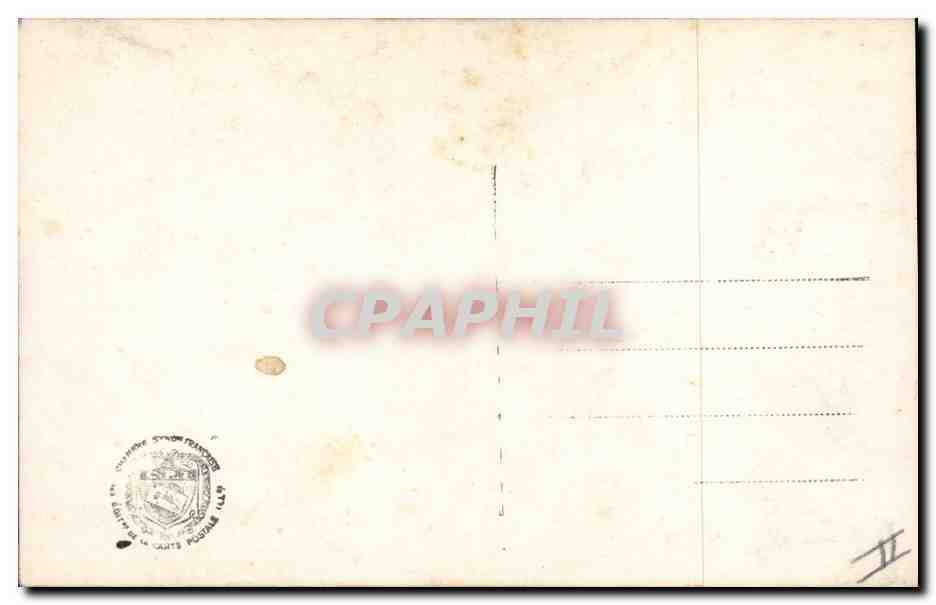 CPA Militaria Zouave SM Victor Emmanuel III Roi d'Italie Caporal au 3eme Zouaves — Rückseite