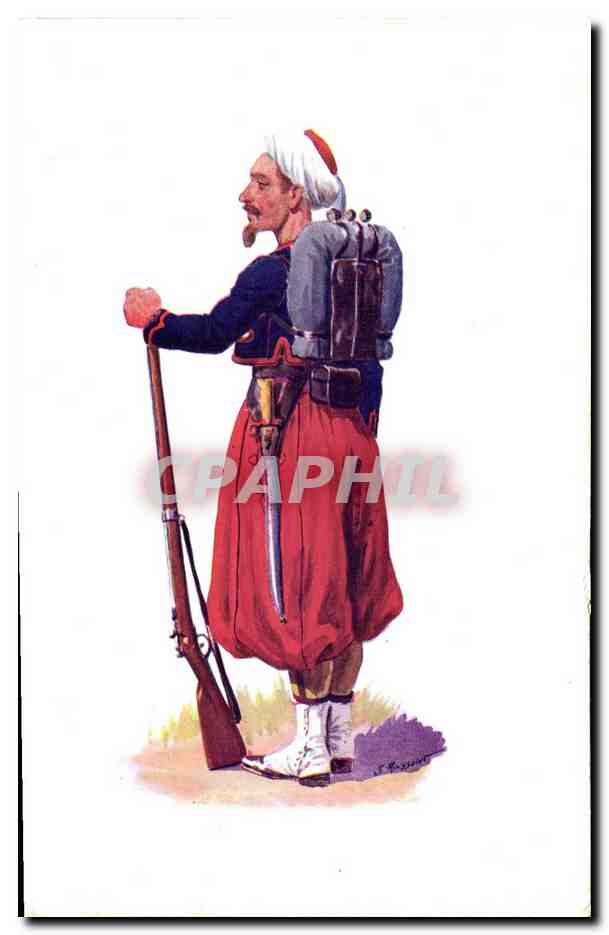 CPA Militaria Zouave Musee Marechal Franchet d'Esperey Alger 1867