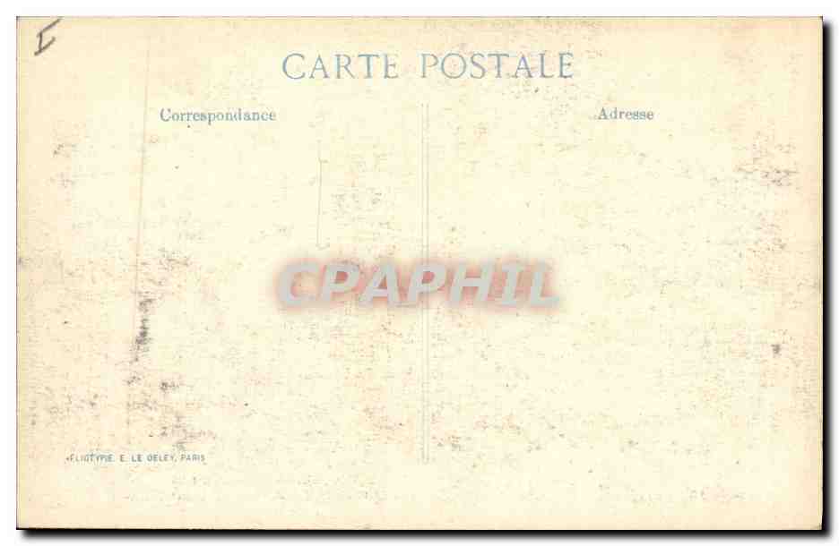 CPA Militaria Ypres Poste d'ambulance du 1er zouaves  — Rückseite