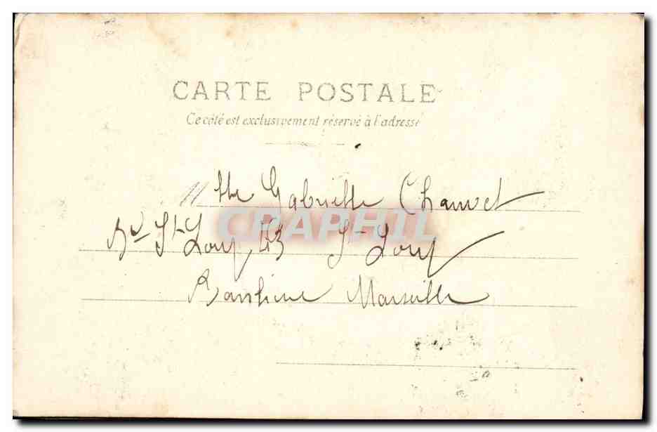 Les Ondines — Série 107/10 — Reutlinger — Verso